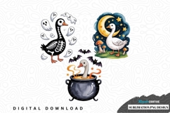 Halloween-themed duck sublimation png design Product Image 1