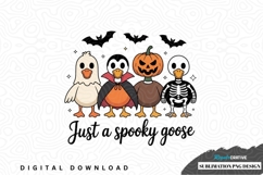 Just a spooky goose sublimation png design Product Image 1