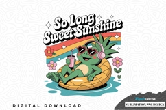 So long sweet sunshine frog sublimation png design Product Image 1