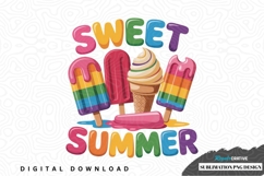 Sweet summer sublimation png design Product Image 1