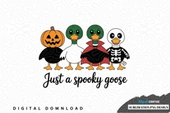 Just a spooky goose sublimation png design Product Image 1