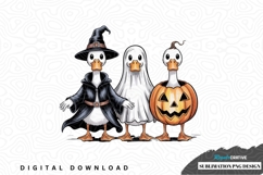 Halloween ducks sublimation png design Product Image 1