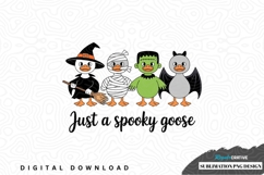 Just a spooky goose sublimation png design Product Image 1