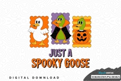 Just a spooky goose sublimation png design Product Image 1