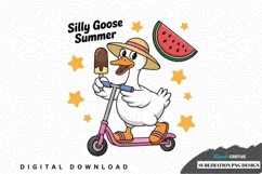 Silly goose summer sublimation png design Product Image 1