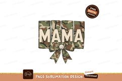 Camouflage Mama Sublimation Design For Mothers Product Image 1