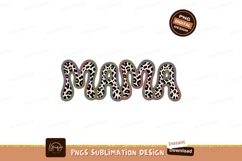 Leopard Mama Graphic Sublimation PNG Product Image 1