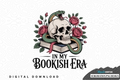 In my bookish era sublimation png design Product Image 1