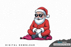 Cool santa claus sublimation png design Product Image 1