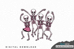 Dancing skeletons sublimation png design Product Image 1