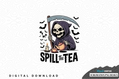 Spill the tea sublimation png design Product Image 1