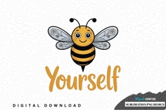 Cute bee sublimation png design Product Image 1