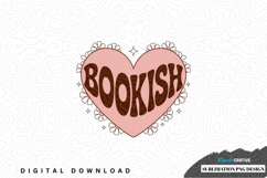 Bookish heart sublimation png design Product Image 1