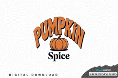Pumpkin spice sublimation png design Product Image 1