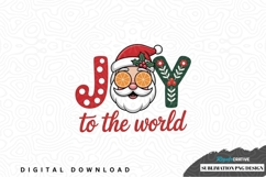 Joy to the world christmas sublimation png design Product Image 1