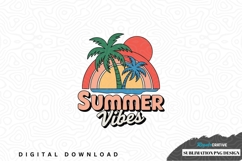 Summer vibes sublimation png design Product Image 1