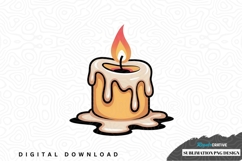 Cozy candle sublimation png design Product Image 1