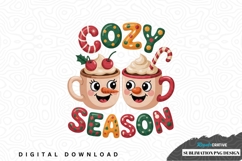 Cozy season sublimation png design Product Image 1