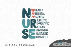 Nurse sublimation png design Product Image 1