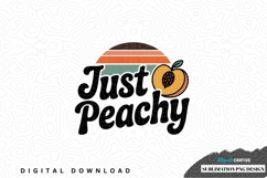 Just peachy sublimation png design Product Image 1