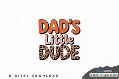 Dad's little dude sublimation png design Product Image 1