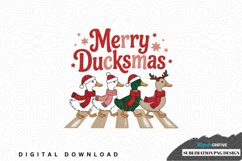 Merry ducksmas sublimation png design Product Image 1