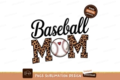 Baseball Mom Sublimation T Shirt Design Product Image 1