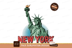 Statue Of Liberty New York Illustration Image PNG Product Image 1