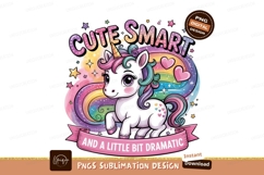 Cute Unicorn Sublimation Png Product Image 1