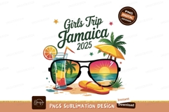 Girls Trip Jamaica 2025 Sublimation Png Product Image 1