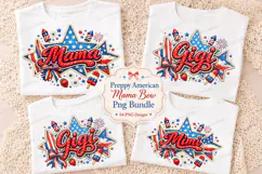 preppy american, patriotic mama, patriotic mimi, patriotic Product Image 1