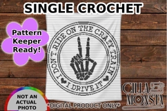Crazy Train Single Crochet/Tapestry Pattern Keeper Ready Product Image 1