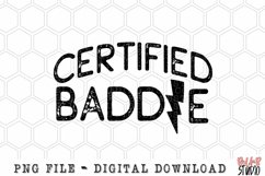 Certified Baddie Sublimation Design Product Image 2