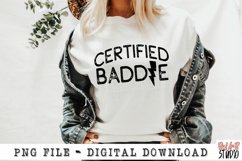 Certified Baddie Sublimation Design Product Image 1
