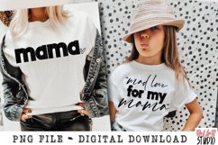 Mad Love For My Mama Sublimation Design, Matching Mama Mini Product Image 1