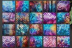 Scales Tumbler Wraps Bundle | 20 oz | Mermaid Scales PNGs Product Image 2