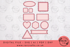 Scalloped Shape Set SVG Cut File Collection Product Image 1
