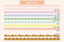 Scalloped Border Colored Lace | Divider | Illustrator brush Product Image 3