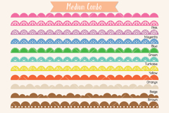 Scalloped Border Colored Lace | Divider | Illustrator brush Product Image 4