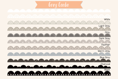 Scalloped Border Colored Lace | Divider | Illustrator brush Product Image 6