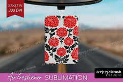 Scandi Flowers Air Freshener PNG - Scandinavian PNG Product Image 1