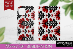 Scandi Flowers Phone Case PNG - Scandinavian Case PNG Product Image 1