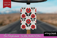 Scandi Flowers Air Freshener PNG - Scandinavian PNG Product Image 1