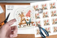 Scandinavian Christmas Sticker Product Image 1