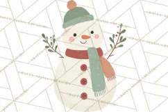 Minimalist Scandinavian Christmas PNG, Nordic Holiday Product Image 4