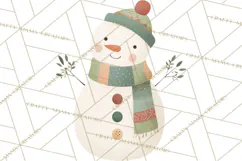 Minimalist Scandinavian Christmas PNG, Nordic Holiday Product Image 5