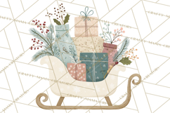 Minimalist Scandinavian Christmas PNG, Nordic Holiday Product Image 3