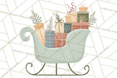 Minimalist Scandinavian Christmas PNG, Nordic Holiday Product Image 2