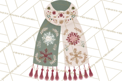 Minimalist Scandinavian Christmas PNG, Nordic Holiday Product Image 4