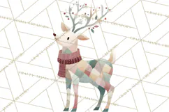 Minimalist Scandinavian Christmas PNG, Nordic Holiday Product Image 2